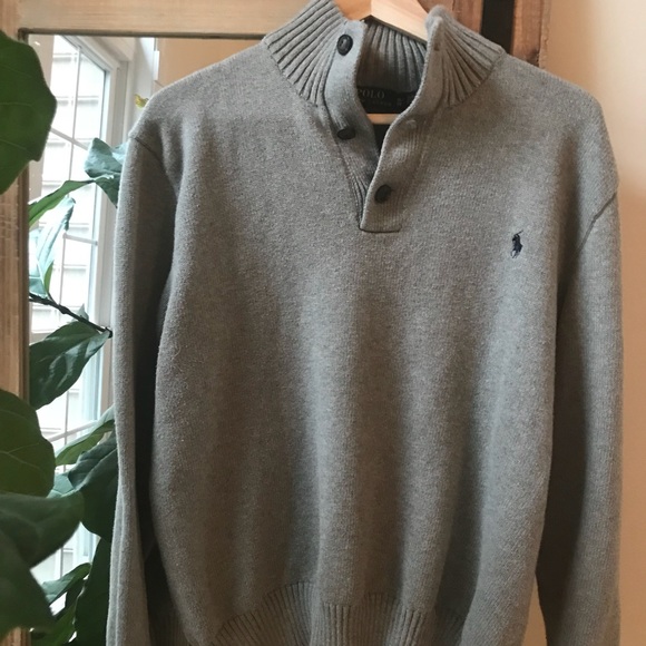 Polo Ralph Lauren Other - Polo Ralph Lauren Men’s grey cotton pullover